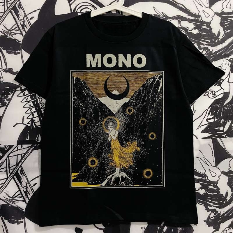 Japan Lifestyle And Culture - 빈티지 일본 포스트록 MONO 밴드 티셔츠,