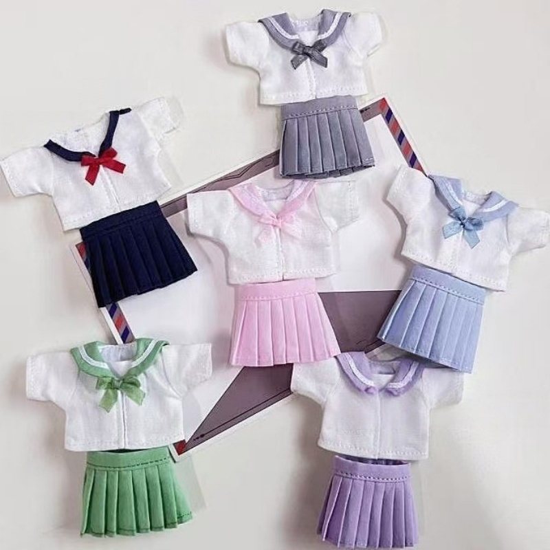 OB11 인형 옷 JK 플리츠 스커트 나비 넥타이 셔츠 - Japanese Lifestyle Items 리뷰 및 가격